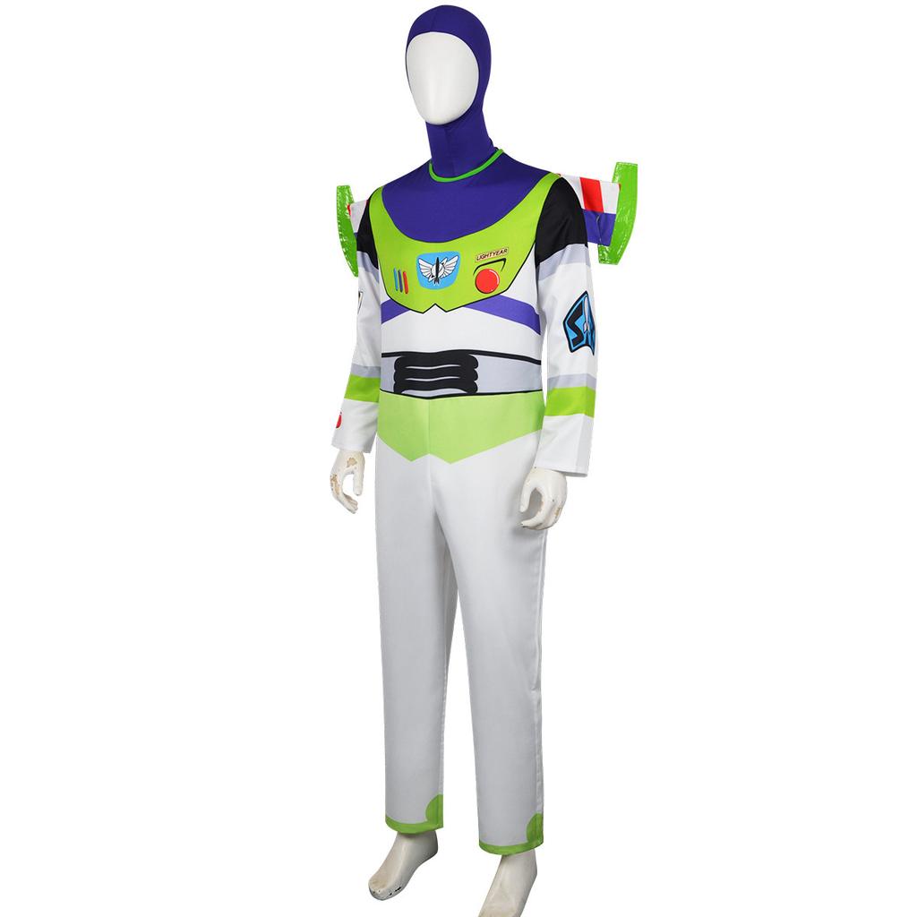 Toy Story Buzz Lightyear Cosplay Costume, Cartoon Doll Stage Performance Halloween Full Set
