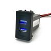 1 шт. Подходит для VW Transport T4 Автомобильное двойное USB-гнездо Зарядное устройство Синяя подсветка Двойной USB-порт Адаптер для зарядки питания