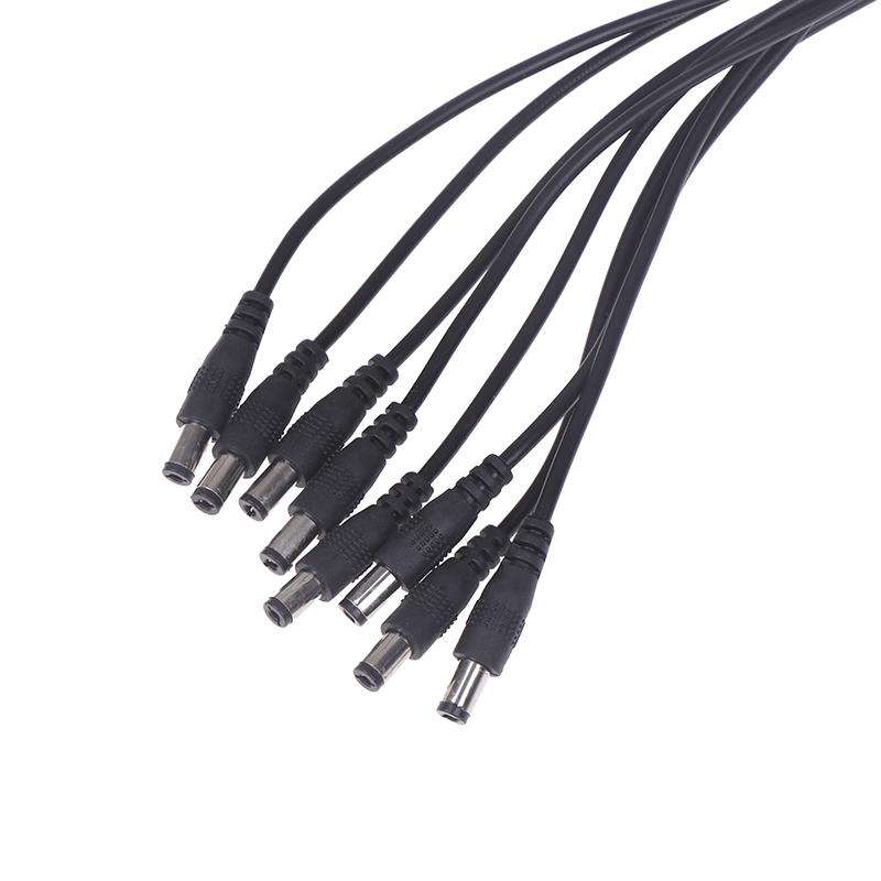 1 шт. Камера видеонаблюдения 1 разъем питания постоянного тока (мама) на 2/3/4/5/6/8 штекеров (папа) Кабель-адаптер питания Разветвитель Кабель для светодиодной ленты