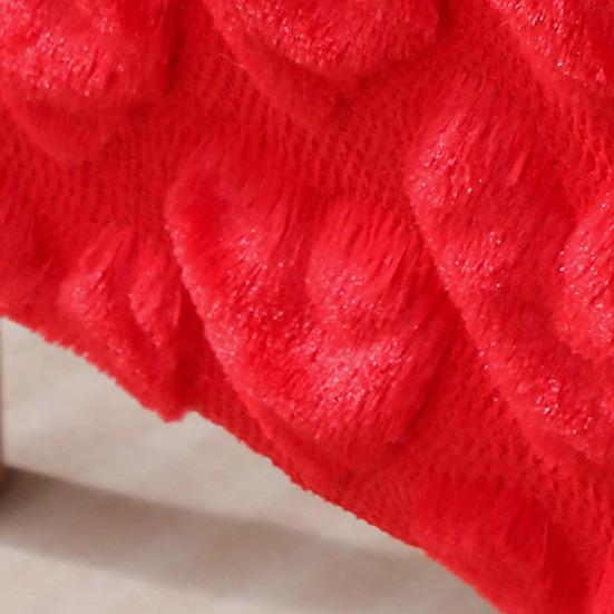 День святого Валентина Скатерть-дорожка Плюшевое сердце любви Скатерть-дорожка Пушистое сердце Романтическая скатерть-дорожка для дома Обеденный стол Юбилей Свадебная вечеринка