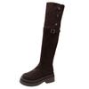 But Knee-high Boots, Women's Boots, Popular In 2025, High-end Sense, Versatile Temperament, Long Legs, Foldable Medium Boots
