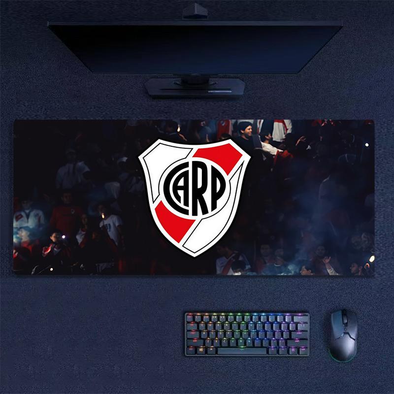 River Plate CARP Print Cushion Non-slip Laptop Tablet Big Mousepad XXL Mat Mini PC Playmat With Lock edge