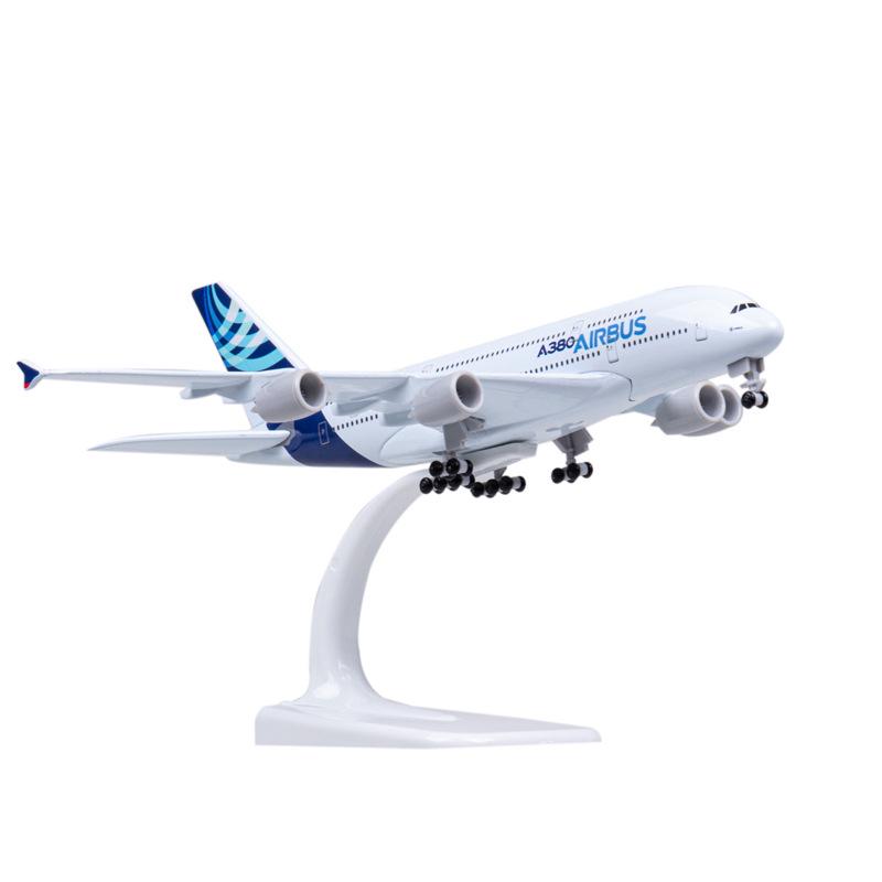 Модель самолета Airbus A380 авиакомпании China Southern Airlines, 18 см, из сплава