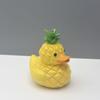 Fruit Duck Resin Figurines Set - Mini Cute Strawberry Ducks Decor for Desk, Garden Party Favors