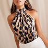 2023 Sexy and Fashionable Women's Leopard Print Short Skirt Casual Top Sleeveless Vest