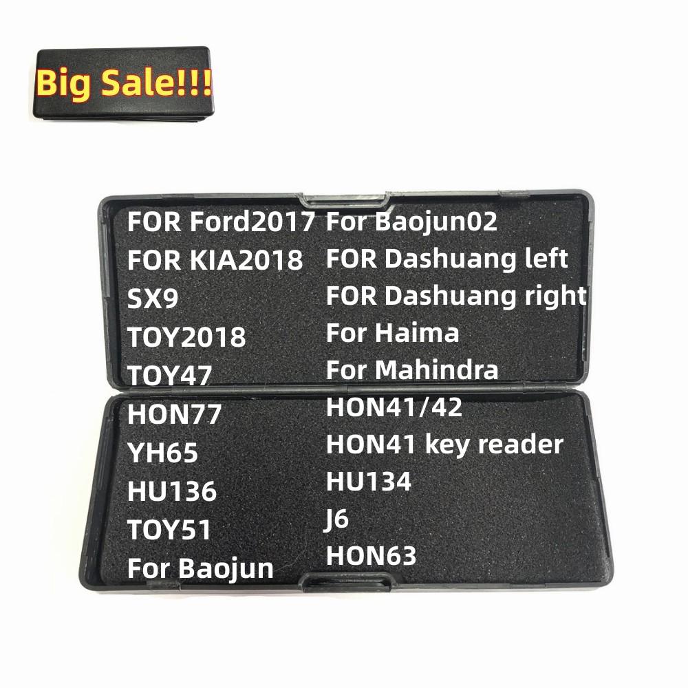 Lishi 2 в 1 2in1 Инструмент ICF03 ISU5 для KIA3R KW14 K9 KY14 для Laguna3 Maz24 для Mazda2014 MIT8 MIT11 MIT9 NE71R NE72 NE78