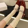 Женские милые кружевные короткие летние носки Японские милые винтажные с вырезами хлопковые мягкие в стиле Лолита Кавайные носки Носки высокого качества