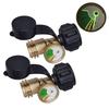 1/2Pcs Propane Tank Gauge Level Indicator QCC1/ Type 1 Connection Universal 5-40lb Tanks Propane Gauge with Color Coded Dial