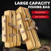 Compact Fishing Backpack Waterproof Rod Case for 50/60/70/80cm Boat Sea Fishing Rods