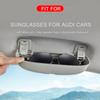 Car Glasses Case Holder Sunglass Sun Glass Box for A4L A6L Q5L A3 A7 Q2L Q3 Q5 Accessories