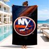 Ny Islanders Pride Beach Towel, Super Soft Microfiber, Perfect Gift for Her/Him, Birthday, for Pool, Beach, Travel, Decor Beach Party