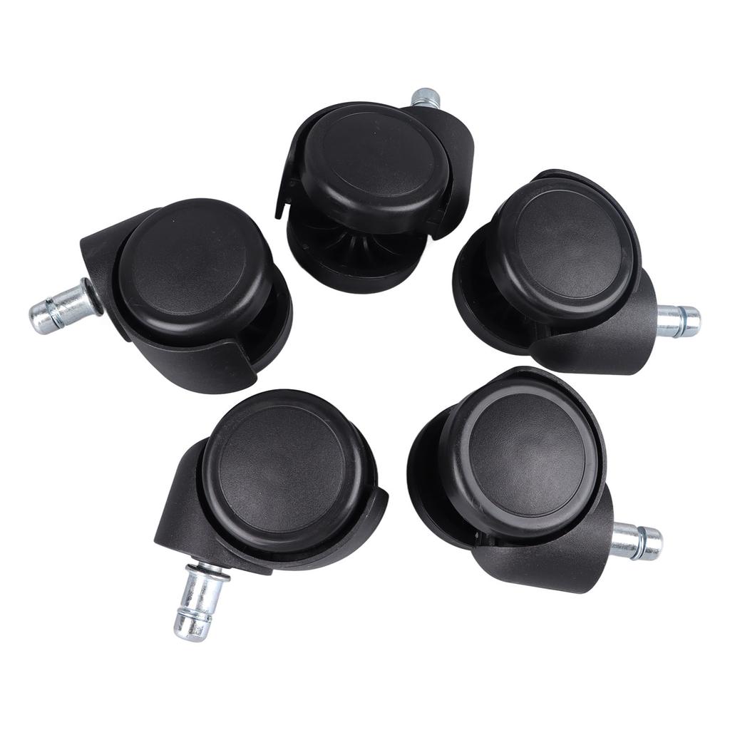 5 шт. набор колес для офисного кресла пластиковые универсальные сменные колеса для домашней мебели кухни