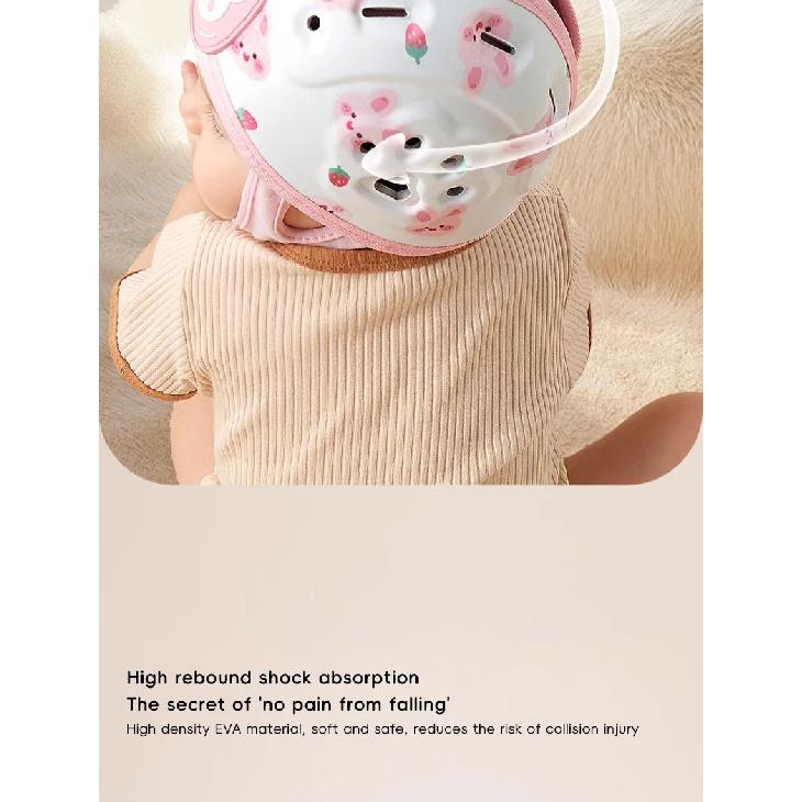 Baby Helmet Hat Lightweight Anti Collision Anti Fall Crawling Walking Protector Adjustable Head Protector Hats for Infant Kids