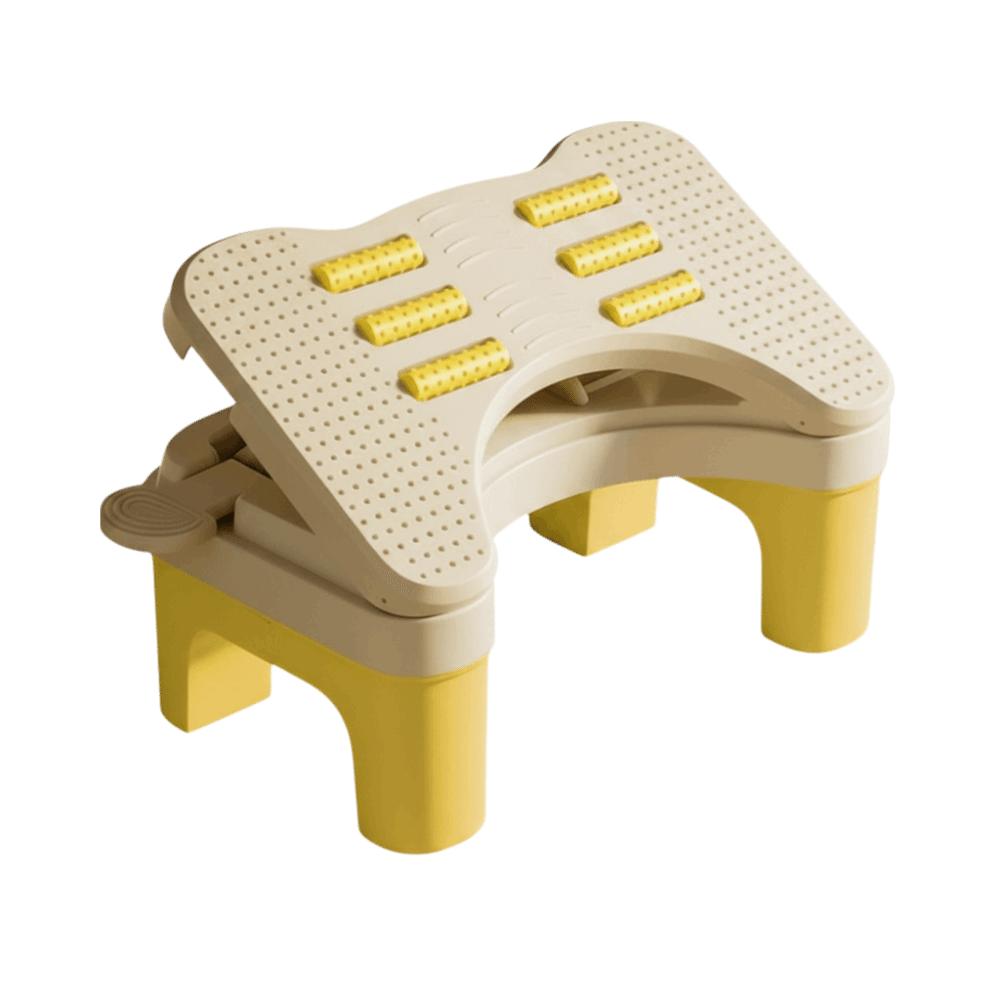 Nonslip Bottom Adjustable Footstool Ergonomic Office Desk Leg Rest Foot Stool Living Room