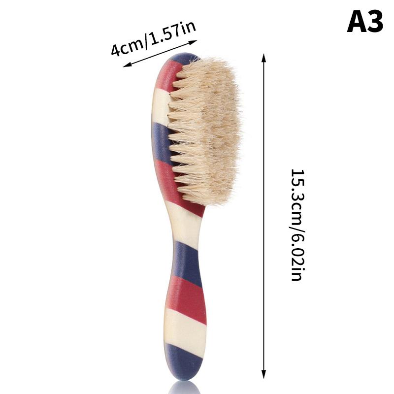 Double-Sided Professional Barber Neck Brush Comb Shaving Beard Salon Carving Duster Cleaning Brush Hair Cutting Comb
