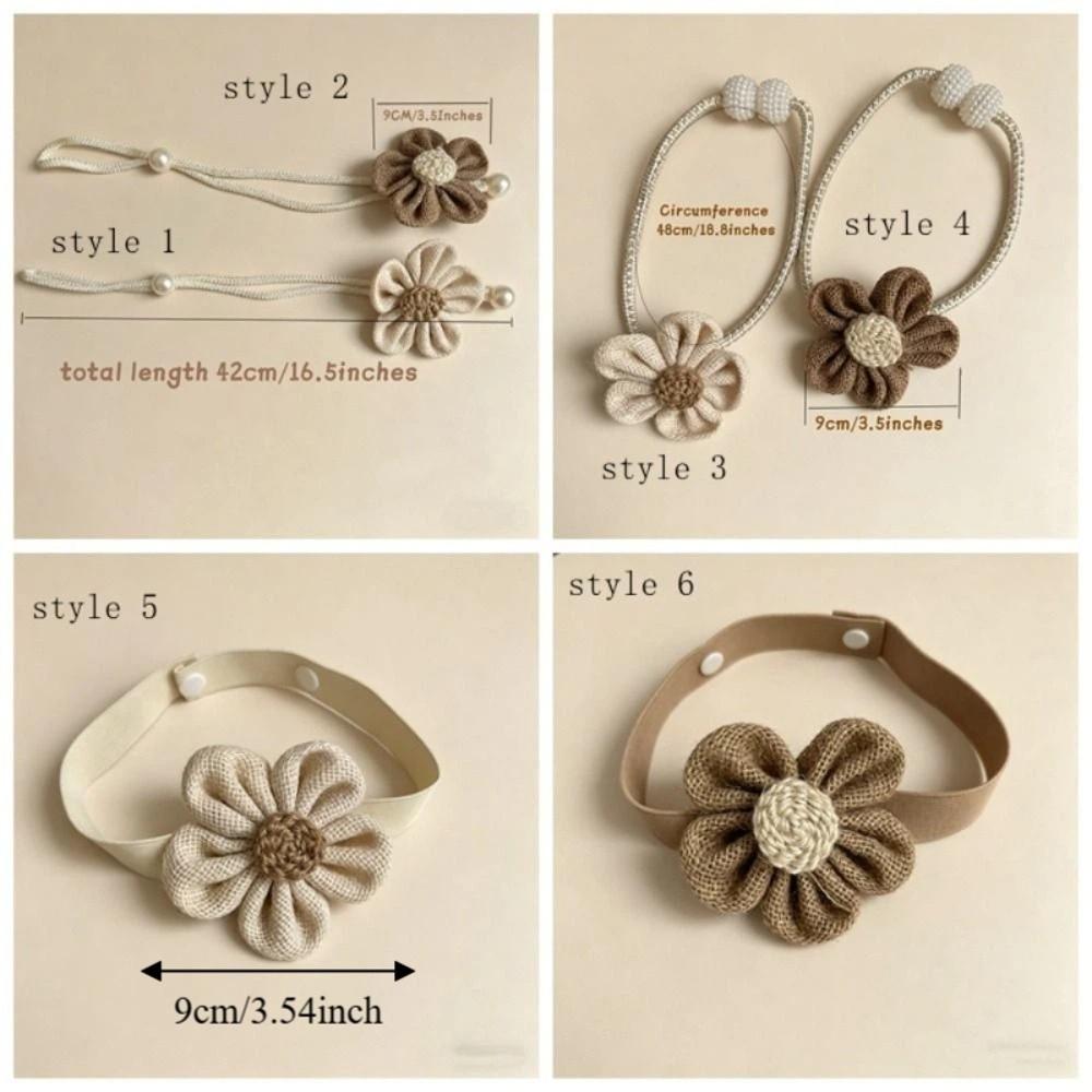 2PCS Adjustable Flower Curtain Tieback Creative Curtain Buckle Gauze Curtain Binding Rope  Office