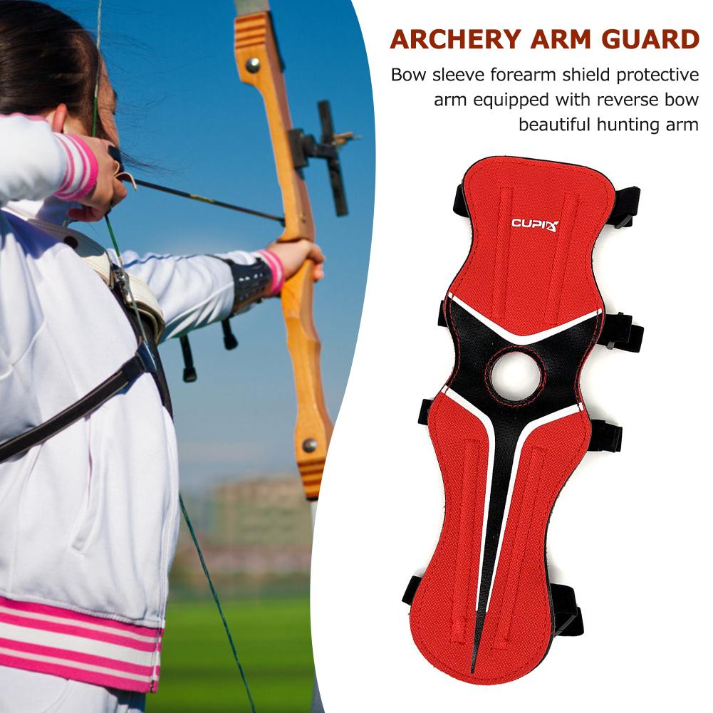 1-4pcs Nylon Arm Guard Gear Archery Bow Arrow Practice Forearm Protector Sleeve Archery Accessories Sling Shot