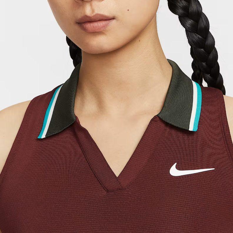 Nike Женский топ-майка для тенниса Court Slam Dri-FIT FZ6753-619