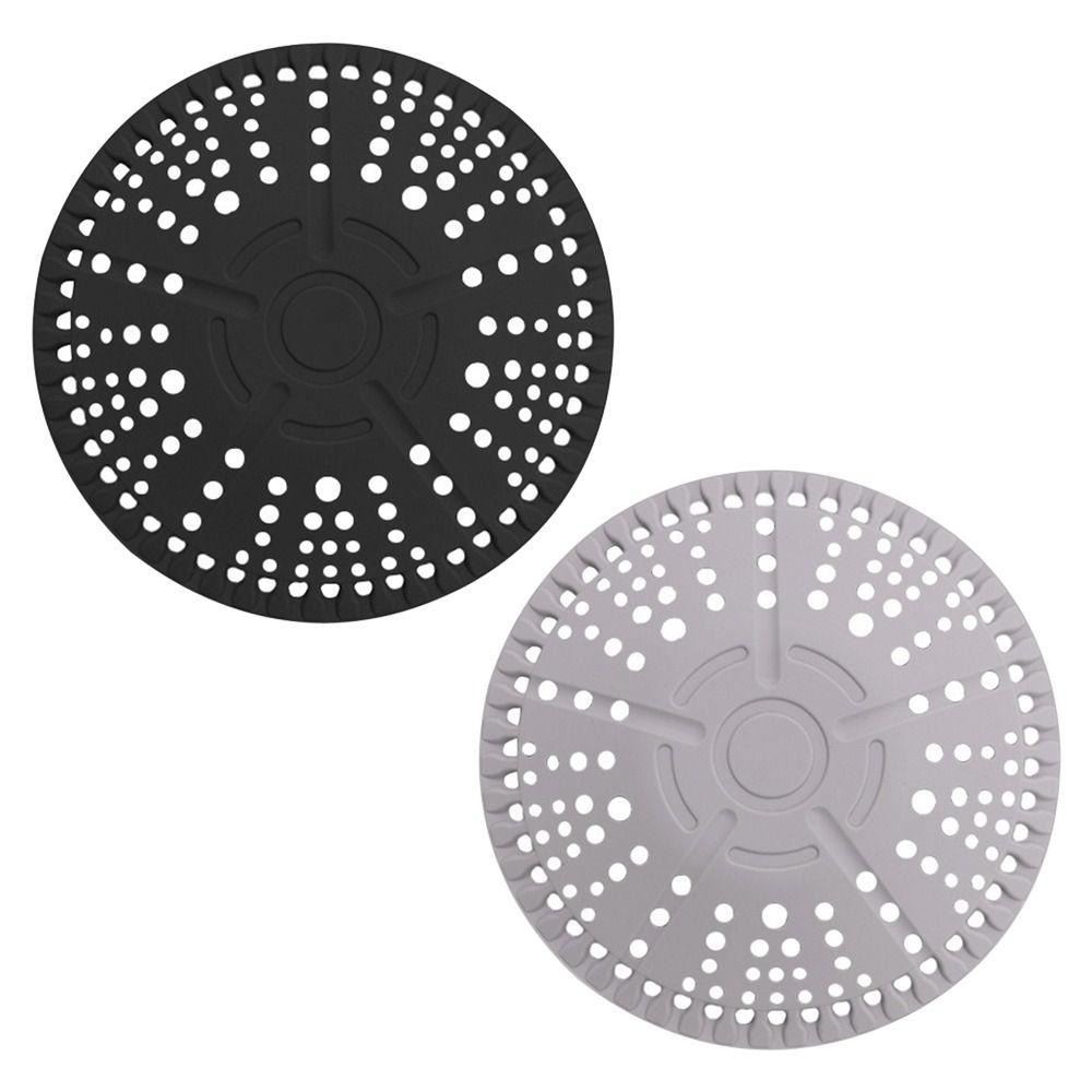 Round Shape Floor Drain Cover Hair Clean Up Shower Drain Pad  Kitchen Bathroom Accessories