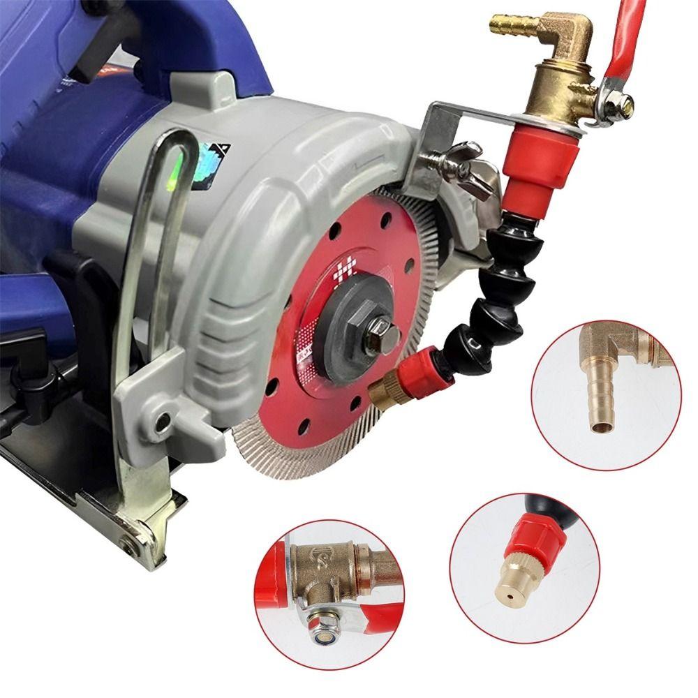 Система распыления воды для удаления пыли Охлаждающий туман Угловая шлифмашина Режущая насадка Режущий станок