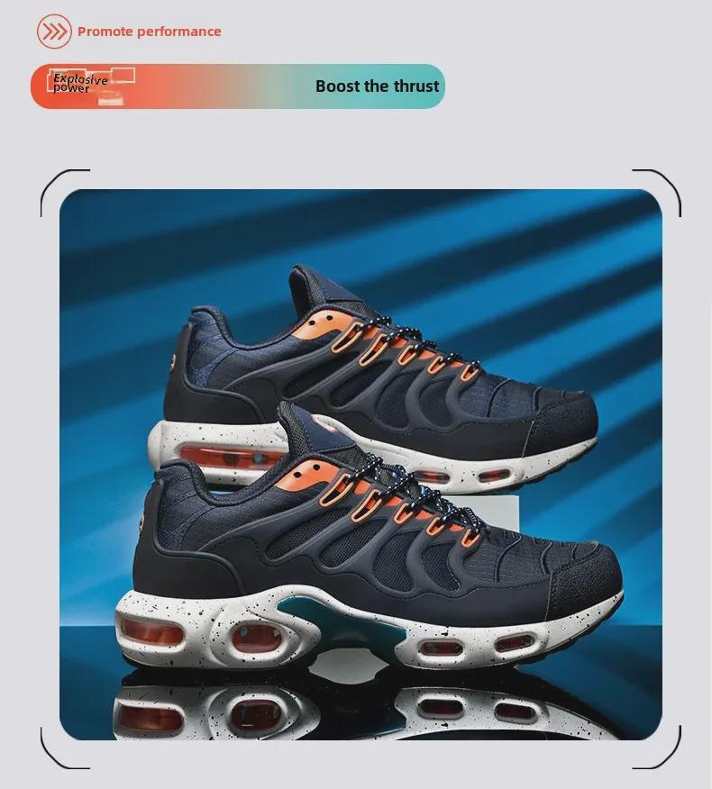 Men's Large Air Cushion Running Shoes - Ideal for Students and Sports