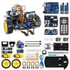 LAFVIN Умный Робот-Машина для Arduino 2WD Шасси Комплект Обновленная Версия V2.0 Робот STEM / Графическое Программирование Робот-Машина С Руководством