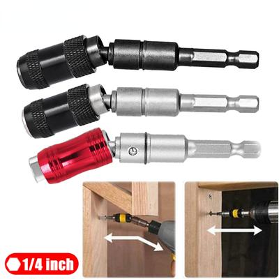 1/4 "шестигранная отвертка с магнитным кольцом, дрель, ручные инструменты, удлинительный стержень, быстросменный держатель, направляющий винт, наконечник сверла