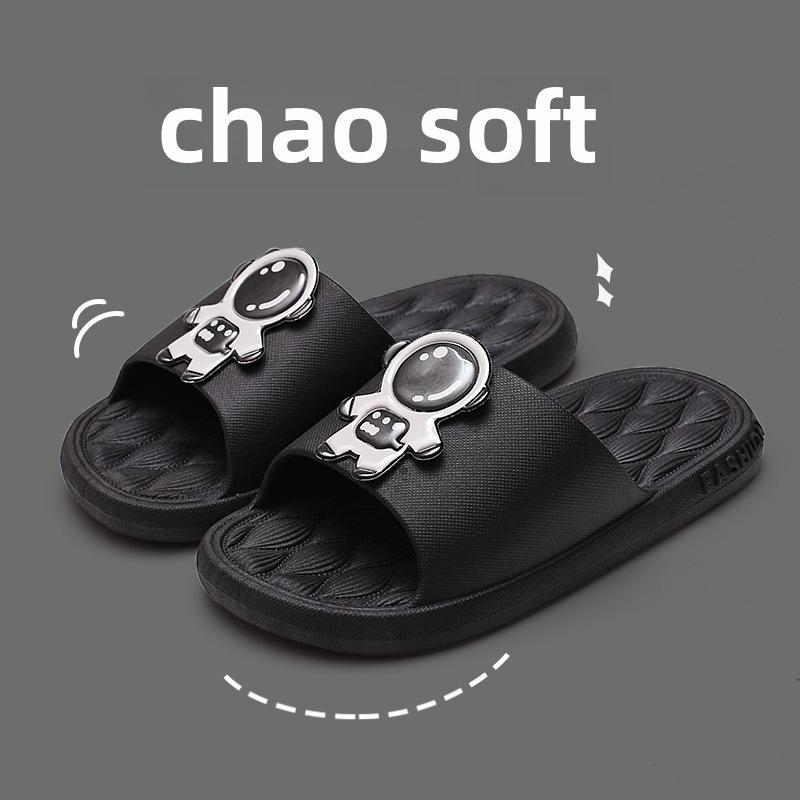 Летние детские тапочки с мультяшным принтом: Милые сандалии для дома и улицы для мальчиков и девочек