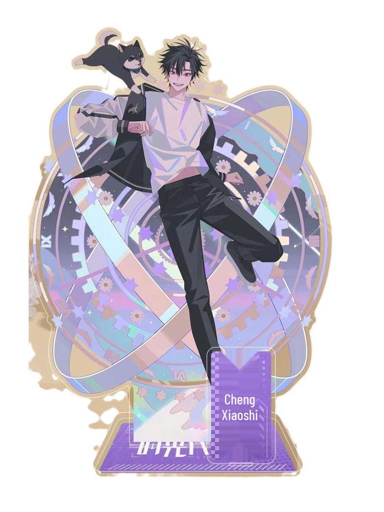 Периферия Link Click: Очень большой акриловый стенд - Изысканное настольное украшение Цяо Лин и Лу Гуан