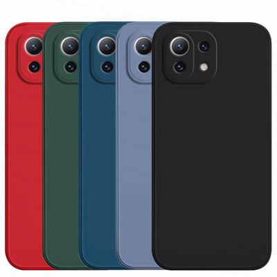 Для Xiaomi Mi 11 Lite чехол Xiaomi 13 12 11 Lite Mi 11i 11 12 13 14 Pro противоударный жидкий силиконовый защитный чехол для задней панели телефона