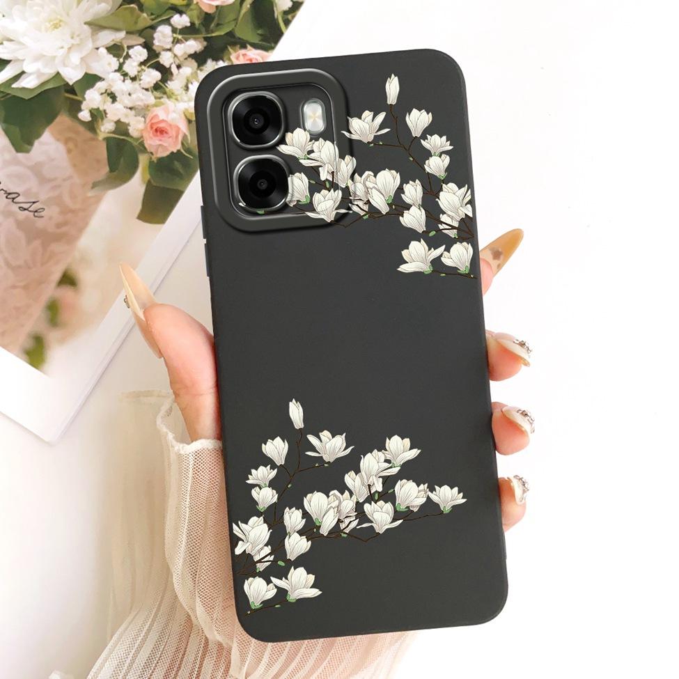 Чехол для телефона Oppo A6x 4G CPH2819 5G CPH2783 Чехол для Oppo A6x Милый Кавайный Роскошный Модный Цветы Крутой Расписной Силиконовый Корпус