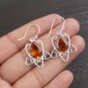 Citrine 925 Solid Sterling Silver Jewelry, Handmade Silver Earrings Jewelry, Citrine Balancing Earrings For Wedding Gift