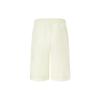 Li Ning X Jackie Chan Collaboration Kung Fu Series Solid Color Logo Mid Belt Straight Loose Shorts Men shorts Paper-White AKST663-1