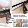 1pc Door Bottom Sealing Strip, Adjustable Weatherstrip Under Door Draft Stopper, Anti-cold One Side Foam Blocker, Weather Strip
