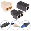 Rj45 Connector 1 To 2 Way Lan Ethernet Cable Network Splitter Coupler Rj45 Cat5/Cate6 Interface Extender Adapter