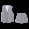 Fashion Style 2024 Spring New Arrival Women's Clothing Fashion Stylish Slim Looking Versatile Vest High Waist Shorts Suit