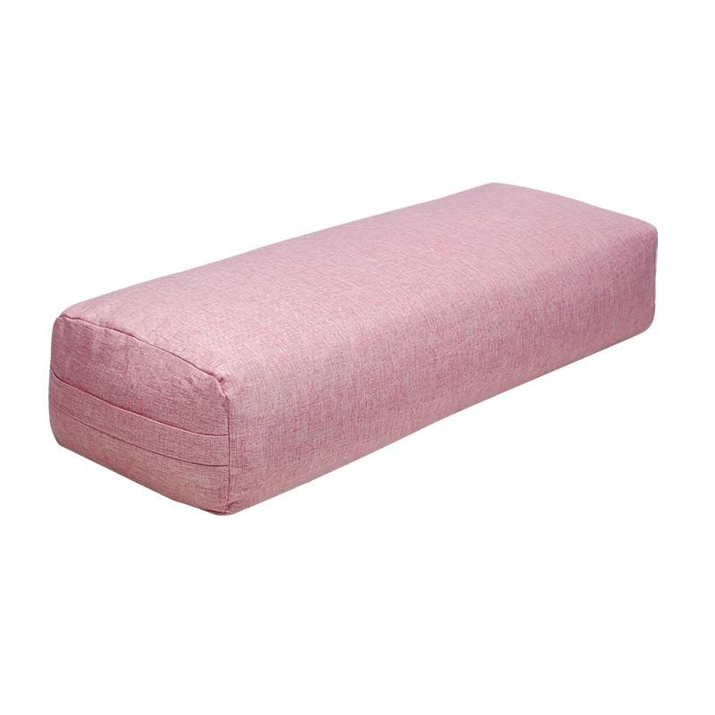 Iyengar Lumbar & Neck Yoga Bolster - Rectangular Support Cushion for Yin Yoga