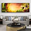Italy Red Wine Glass Grapes And Barrel Canvas Painting Landscape Posters and Prints Wall Art Pictures Home Decor No Frame