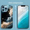 Посеребренный Чехол из Закаленного Стекла для Телефона для iPhone Чехол для 11/12/13/14/15/16/17 Pro MAX