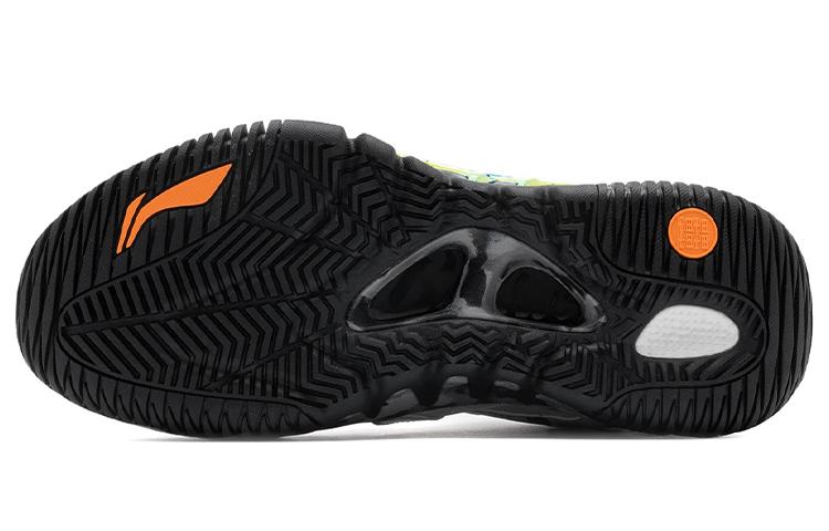 Aape X Li Ning Badfive 2 Low Баскетбольные кроссовки Мужские Низкие Черный/Коричневый Серый ABFR005-9