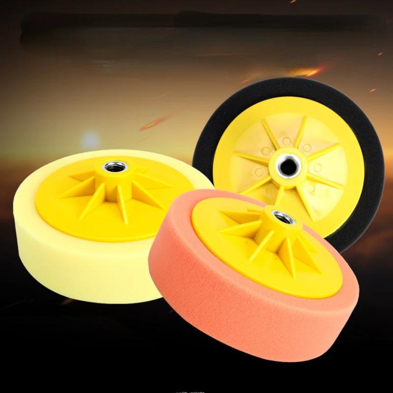 6-дюймовый восковой губчатый восстанавливающий грубый, средний и тонкий винтовой полировальный диск для ремонта автомобильного зеркала губчатый круг M14 диск