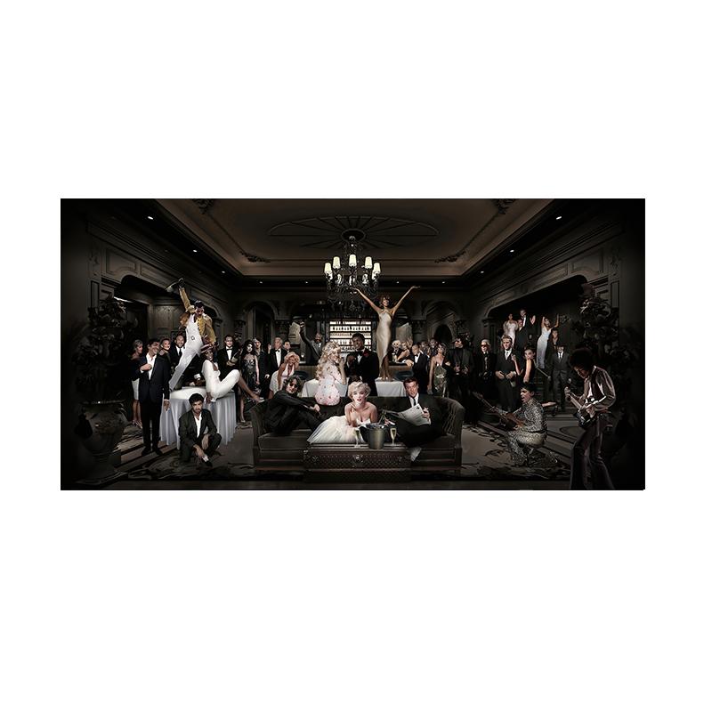 Классический постер с фильмом «Казино», холст, картина, черно-белый холст, настенные художественные постеры, принты для гостиной, домашний декор, фотографии