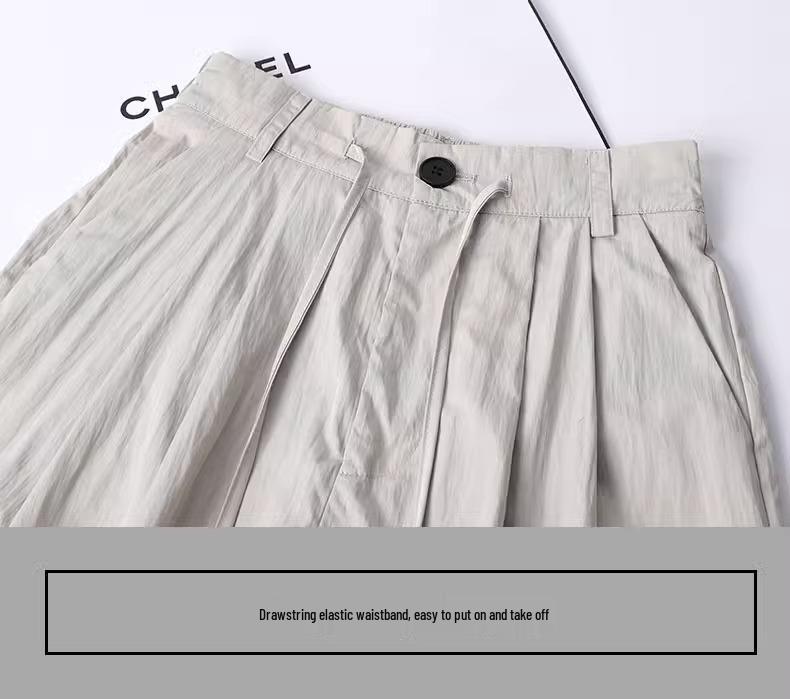 Женские брюки карго парашюты в американском ретро стиле 2025 - быстросохнущие, с высокой посадкой, свободного кроя