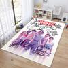 Halloween horror horror theme Stranger Things carpet home living room decoration table and chairs anti slip door mat outdoor picnic mat carpet A5