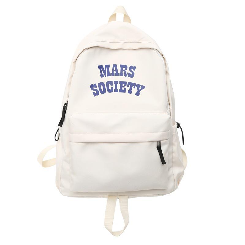 Универсальный рюкзак большой вместимости для студентов: Простой дизайн для мальчиков и девочек