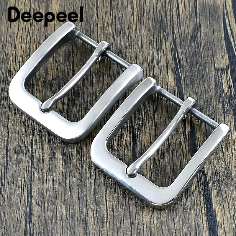 Deepeel 35/40 мм Пряжка для ремня из нержавеющей стали Головка для джинсового пояса Одежда Регулирующая пряжка-булавка Аксессуары для DIY Кожаное ремесло