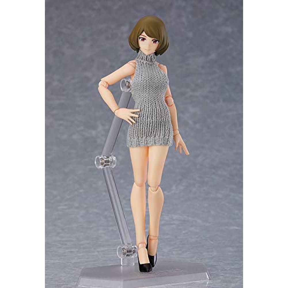 Max Factory Figma figma Styles женское тело [Чиаки] с открытой спиной свитер координация немасштабная ABS&PVC окрашенная подвижная фигура