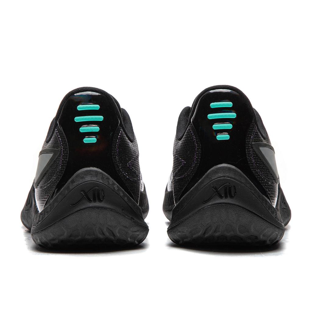 Li Ning Sonic 14 Амортизация Скользкая подошва Дышащие Отскок Сцепление Низкие Баскетбольные кроссовки Мужские Черные ABAW015-7