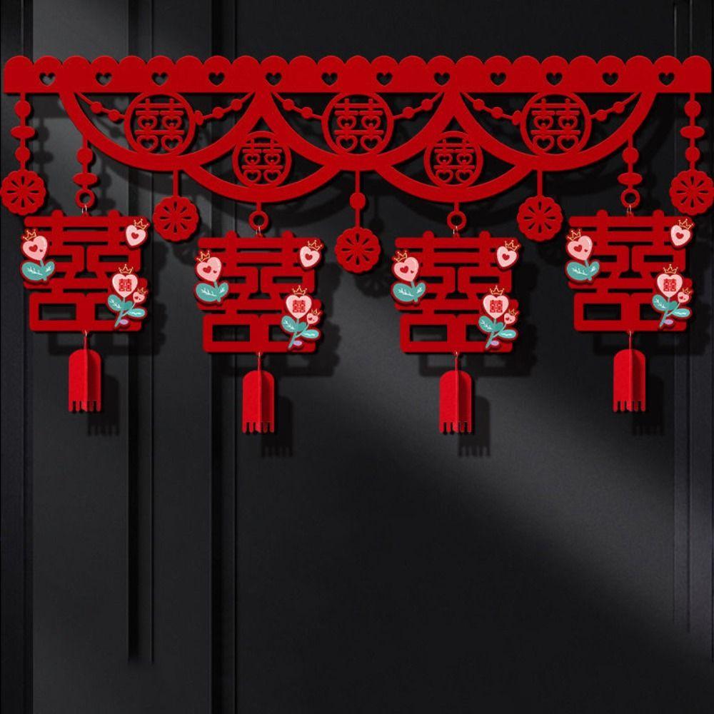 Нетканый подвесной баннер в китайском стиле, настенный подвесной декор для дверей, штор