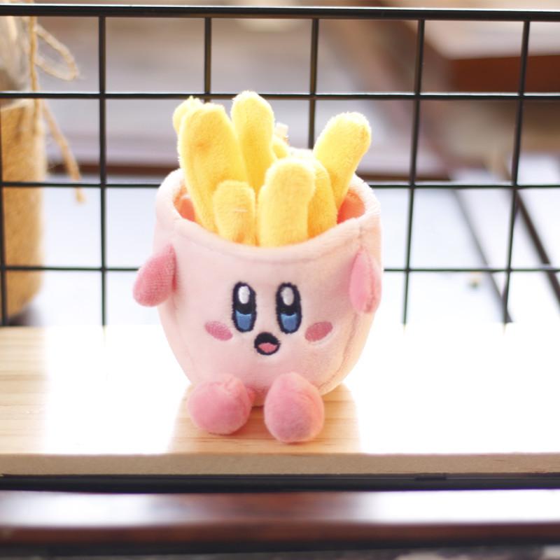 Cute Star: Kabi Pendant Plush Toy Doll Creative Cartoon Fries Bag Hanging Keychain